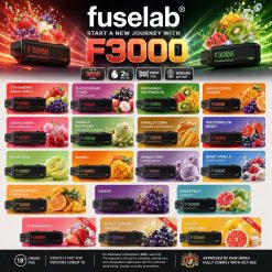 Disposable - Fuselab F3000   ( Compatible Kohs K3000 & Soundvape Prefilled )